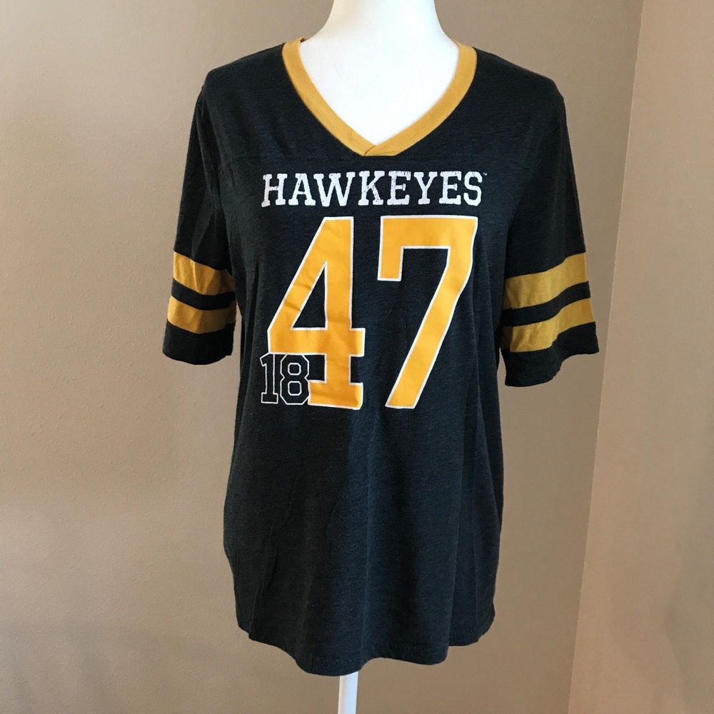 Iowa Hawkeyes Jersey Style T-Shirt